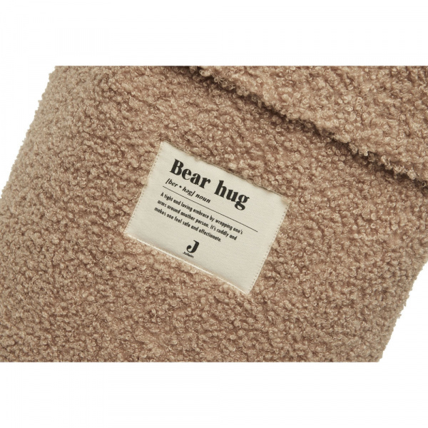 Panier de rangement 35x30 cm bouclette biscuit Jollein