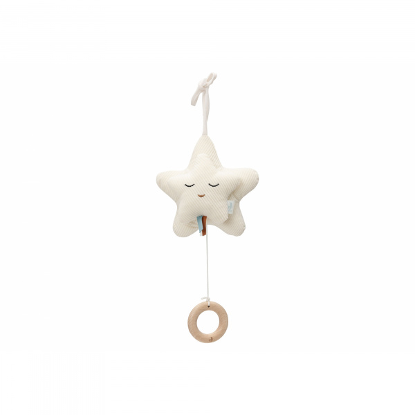 Peluche musicale étoile ivoire Jollein