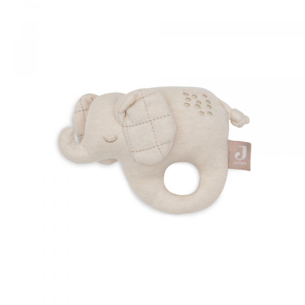 Hochet bébé tissu elephant tales Jollein