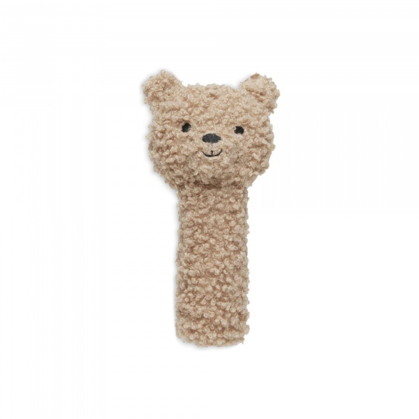 Hochet ours bouclette teddy bear biscuit Jollein