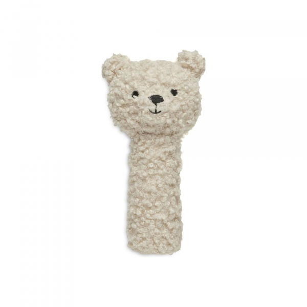 Hochet ours bouclette teddy bear naturel Jollein