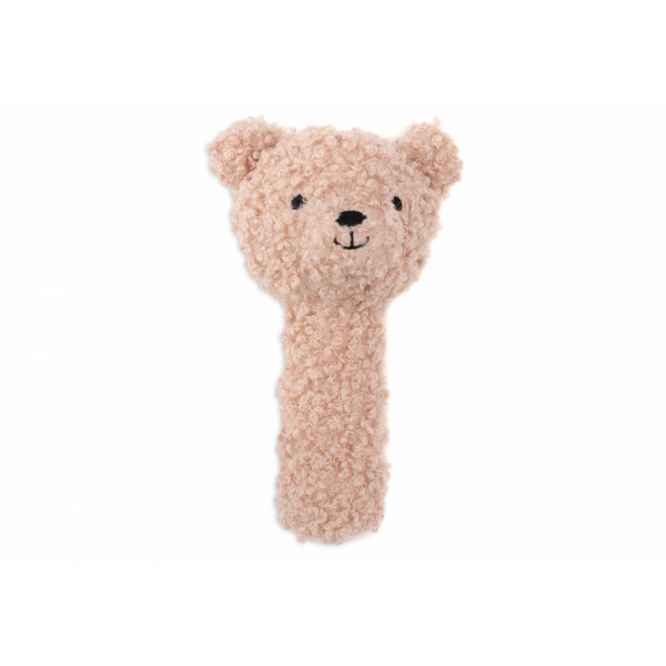 Hochet ours bouclette teddy bear biscuit Jollein