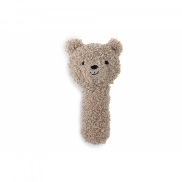 Hochet ours bouclette teddy bear biscuit Jollein