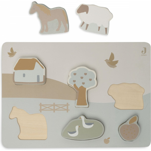 Puzzle en bois farm Jollein
