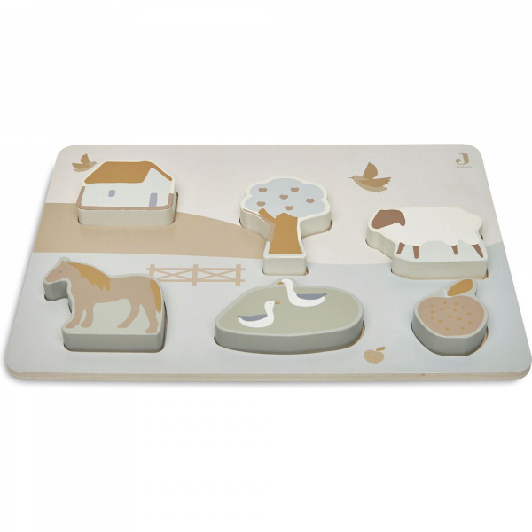 Puzzle en bois farm Jollein