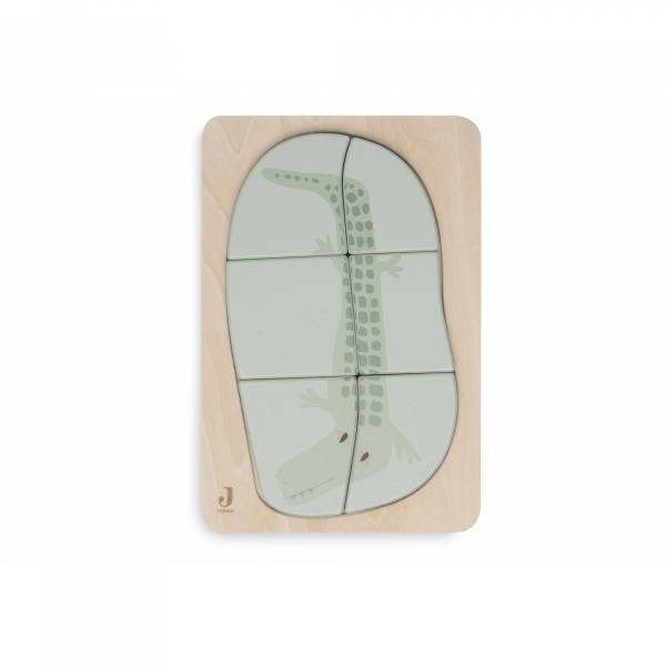 Puzzle en bois jungle jambo crocodiles Jollein