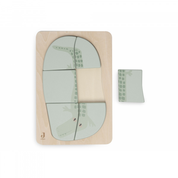Puzzle en bois jungle jambo crocodiles Jollein