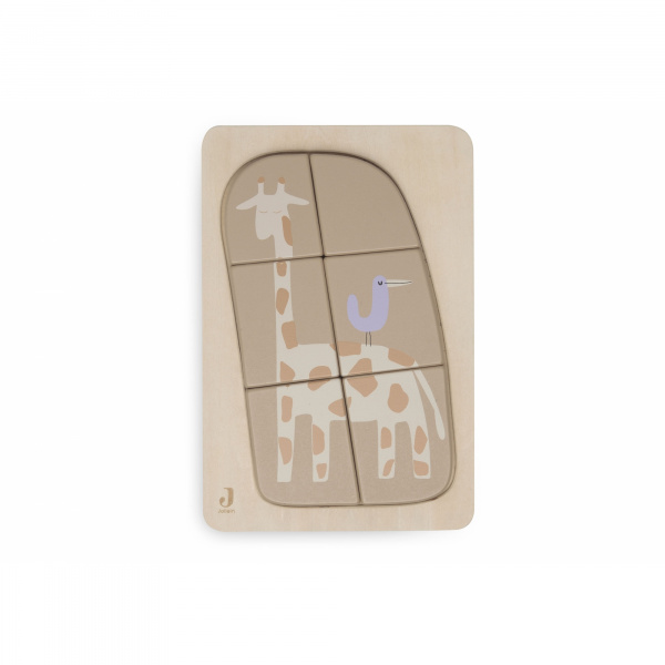Puzzle en bois jungle jambo girafe Jollein