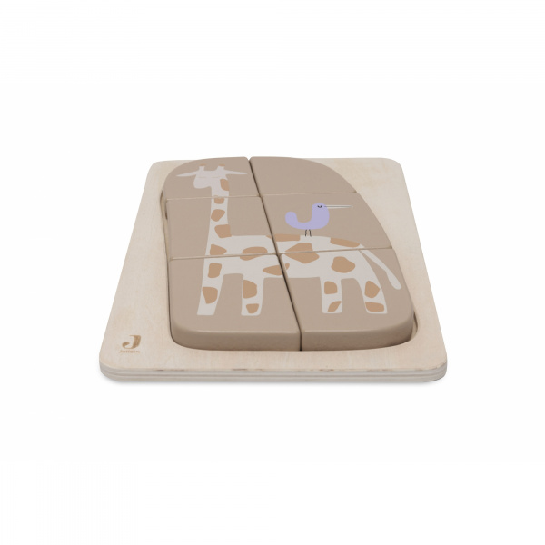 Puzzle en bois jungle jambo girafe Jollein