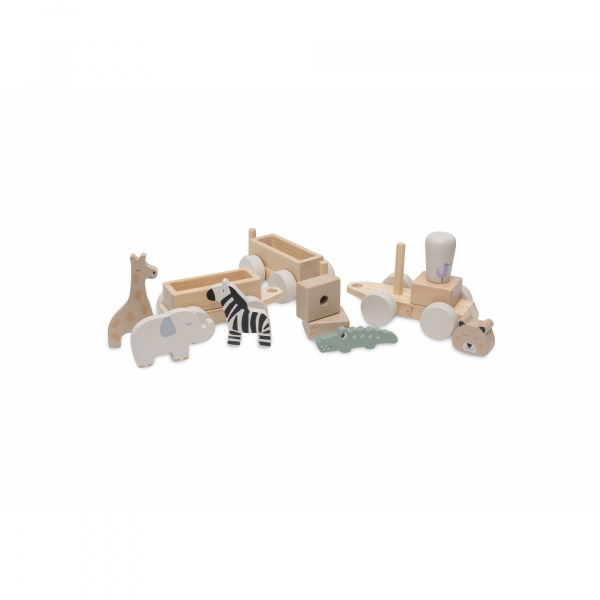 Jouet train en bois jungle jambo Jollein