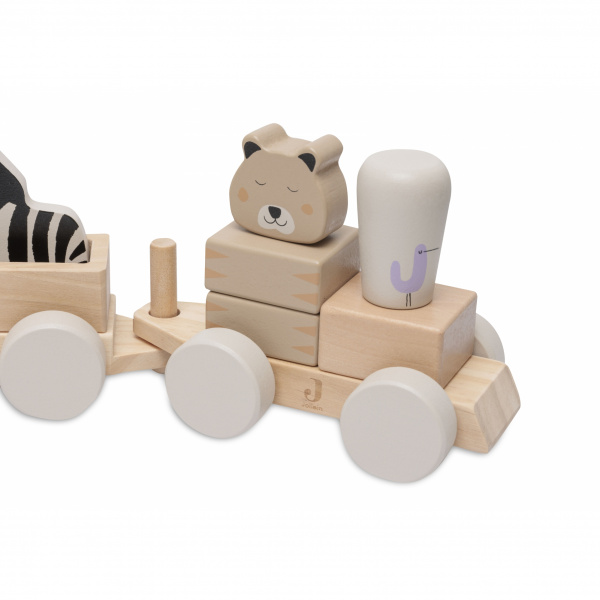 Jouet train en bois jungle jambo Jollein