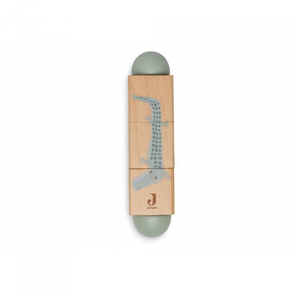 Puzzle en bois rotatif jungle jambo Jollein