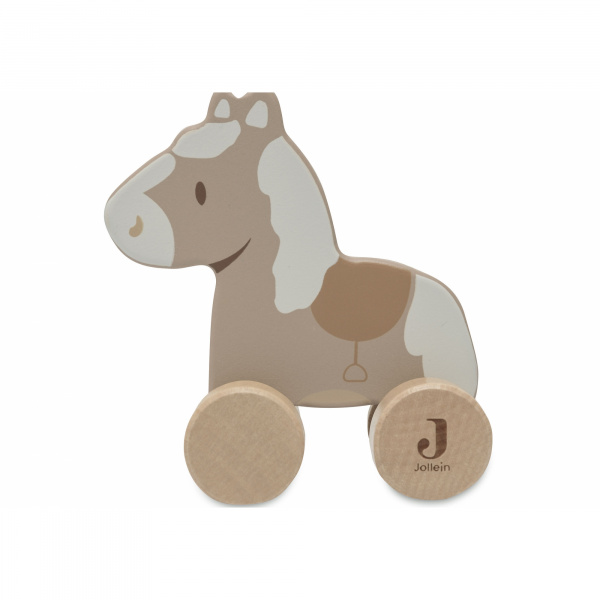 Jouet en bois à roulettes éléphant Jollein