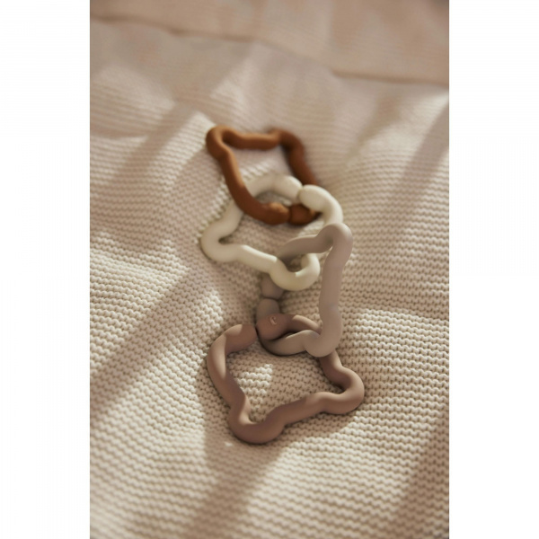 Jeu d'anneaux silicone teddy bear Jollein