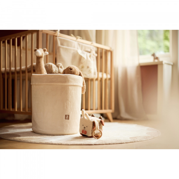 Panier de rangement 35 x 30 cm cloudy rib oatmeal Jollein
