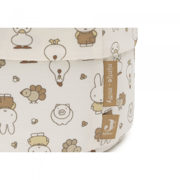 Panier de rangement miffy family farm Jollein