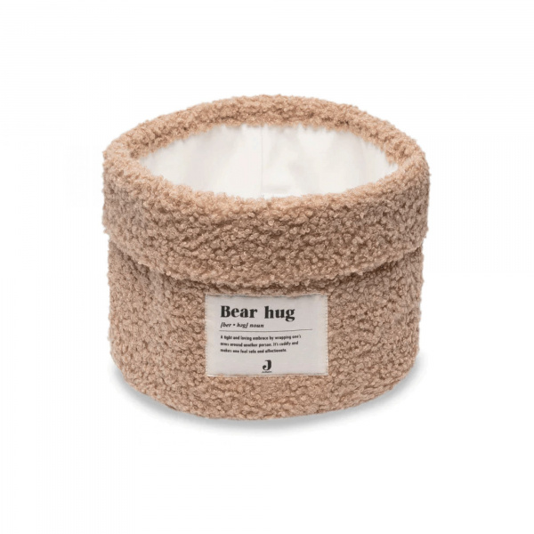 Panier de rangement 14x18 cm bouclette biscuit Jollein