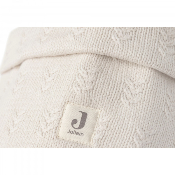 Panier de rangement pure knit oatmeal Jollein