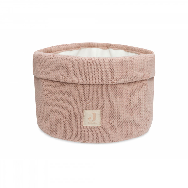 Panier de rangement cosy knit wild rose Jollein