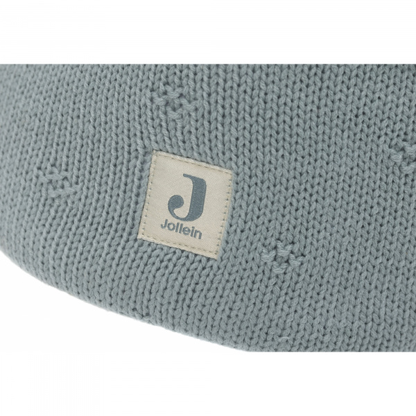 Panier de rangement cosy knit sea green Jollein