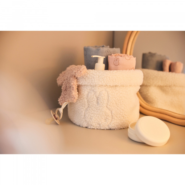 Panier de rangement teddy miffy oatmeal Jollein