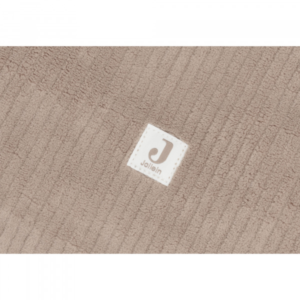 Sac de rangement cloudy rib milky coffee Jollein