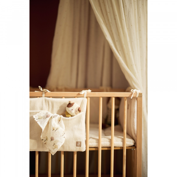 Pochette de lit cloudy rib oatmeal Jollein