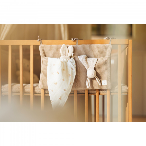 Pochette de lit cloudy rib oatmeal Jollein