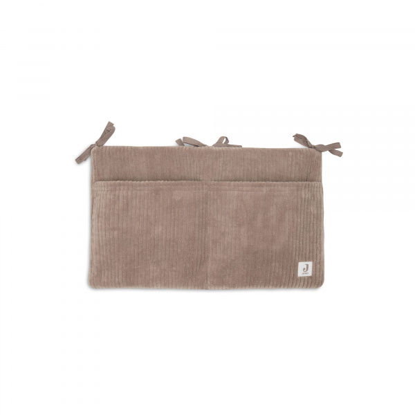 Pochette de lit cloudy rib milky coffee Jollein