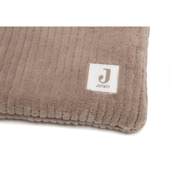 Pochette de lit cloudy rib milky coffee Jollein