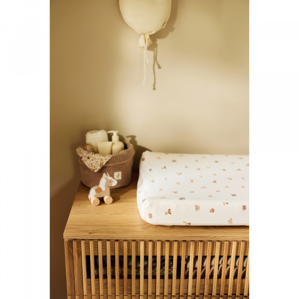 Panier de rangement 14 x 18 cm cloudy rib oatmeal Jollein