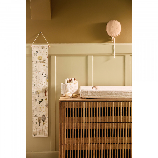 Panier de rangement 14 x 18 cm cloudy rib oatmeal Jollein