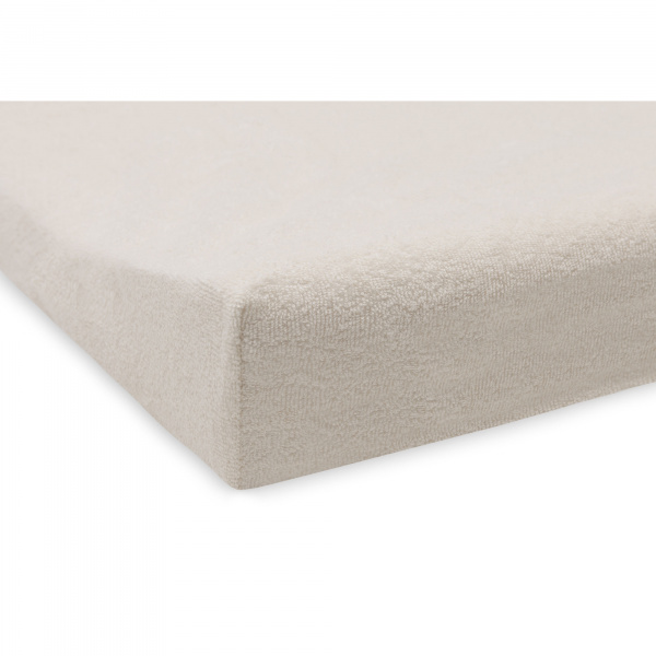Lot de 2 housses matelas à langer éponge 50 x 70 cm oatmeal et sand Jollein