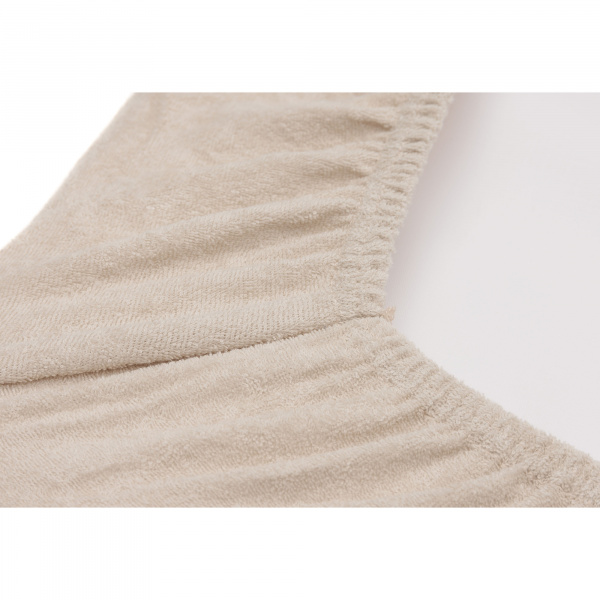 Lot de 2 housses matelas à langer éponge 50 x 70 cm oatmeal et sand Jollein