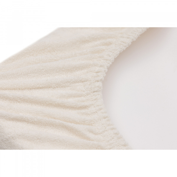 Lot de 2 housses matelas à langer éponge 50 x 70 cm oatmeal et sand Jollein