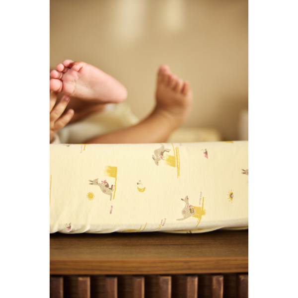 Housse matelas à langer 50 x 70 cm jersey kangaroots Jollein