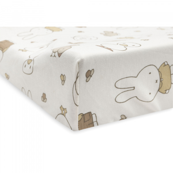 Housse matelas à langer 50 x 70 cm jersey miffy family farm Jollein