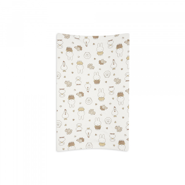 Housse matelas à langer 50 x 70 cm jersey miffy family farm Jollein
