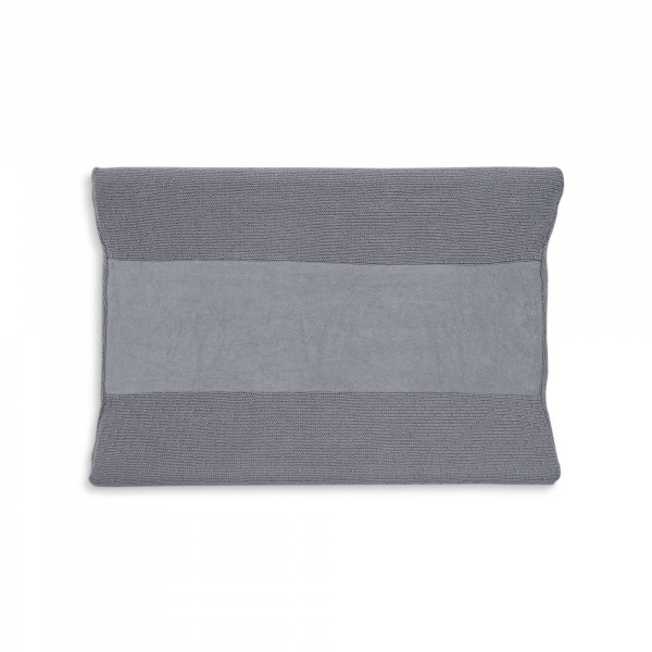 Housse matelas à langer 50x70 cm bliss knit storm grey Jollein