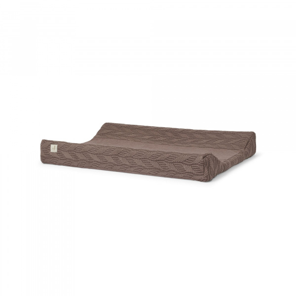 Housse matelas à langer 50x70 cm spring knit chestnut Jollein