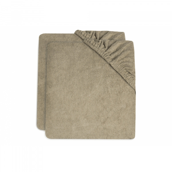 Lot de 2 housses matelas à langer éponge 50 x 70 cm white Jollein