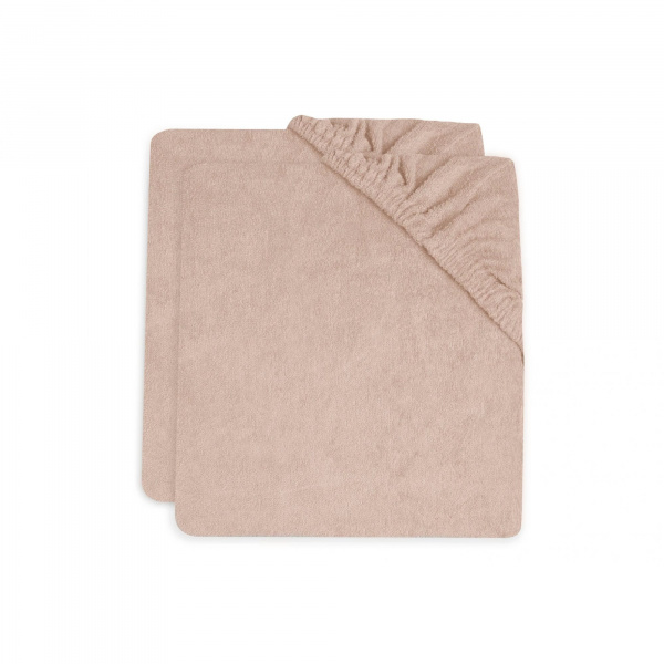 Lot de 2 housses matelas à langer éponge 50 x 70 cm white Jollein