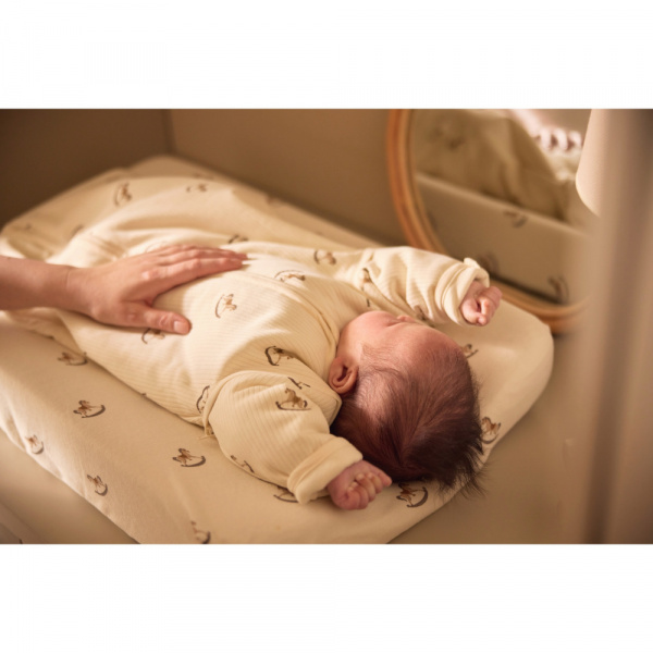 Housse matelas à langer 50 x 70 cm jersey jungle jambo Jollein
