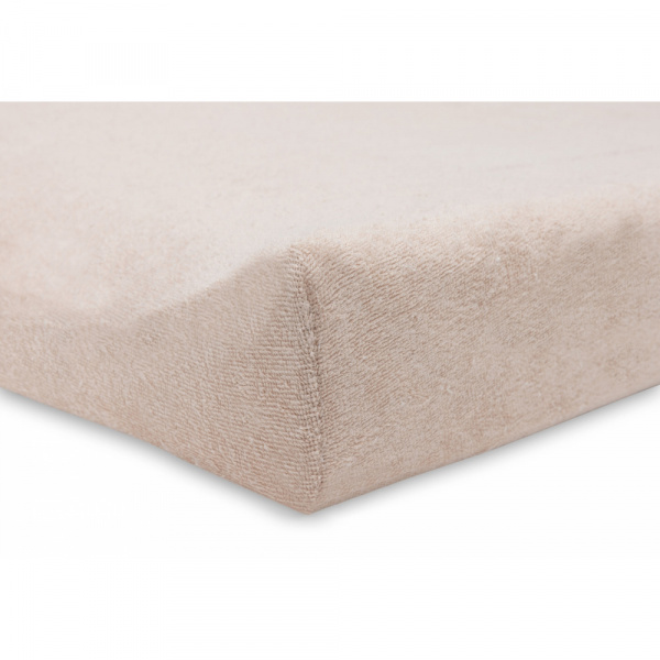 Lot de 2 housses matelas à langer éponge 50 x 70 cm oatmeal et sand Jollein