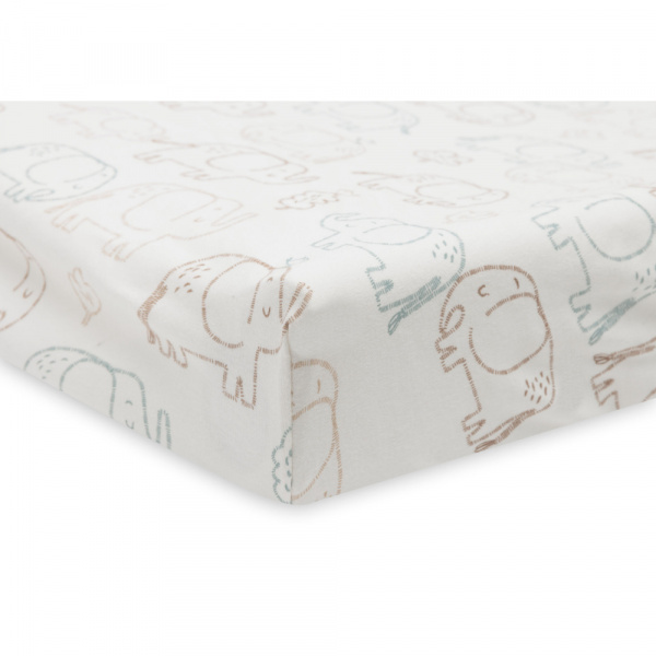 Housse matelas à langer 50 x 70 cm jersey jungle jambo Jollein