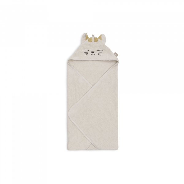 Cape de bain bébé éponge 75x75 cm charlie Jollein