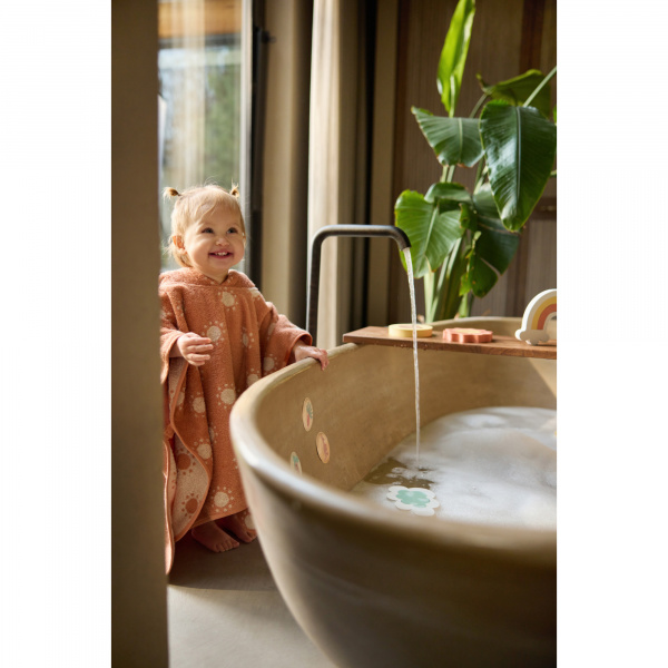 Poncho de bain éponge jacquard réversible 1-3 ans sun Jollein