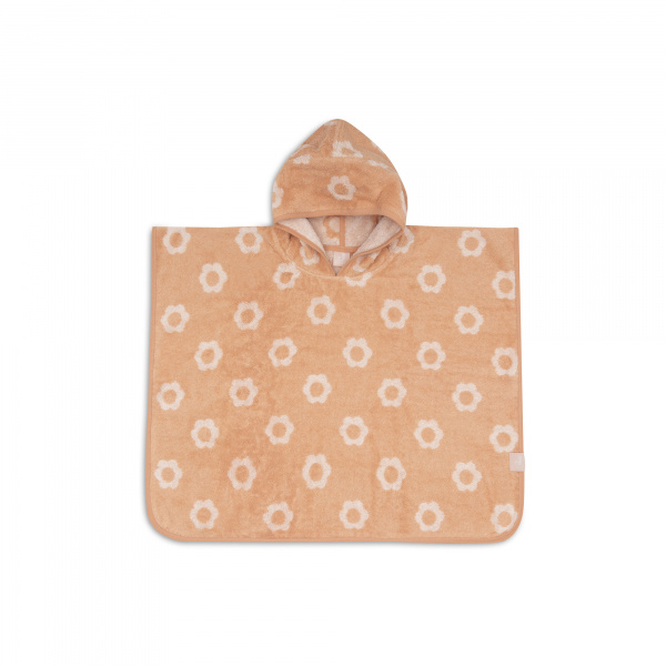 Poncho de bain éponge jacquard réversible 1-3 ans flower Jollein