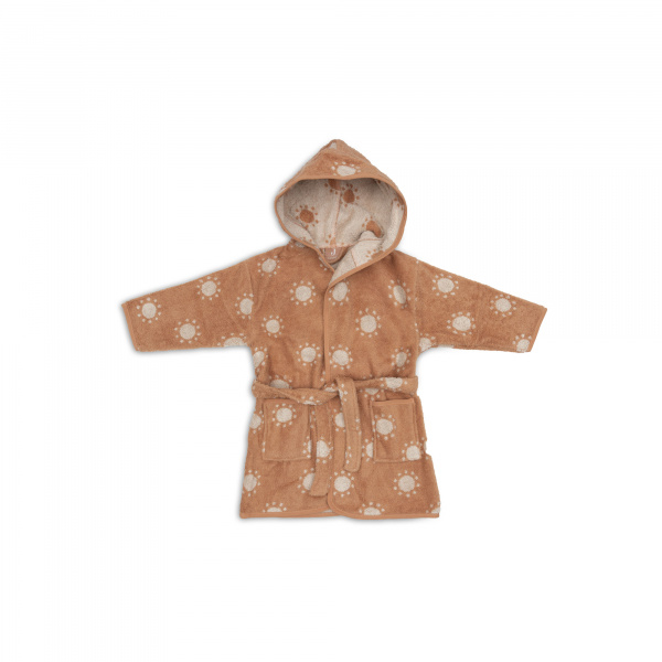 Peignoir éponge enfant jacquard sun 1-2 ans Jollein