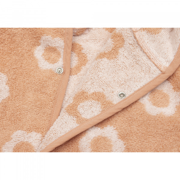 Peignoir éponge enfant jacquard flower 1-2 ans Jollein
